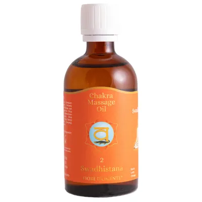 Obrázok produktu pre Čakrový masážny olej - 2 Swadhistana Sakral-Chakra 100ml
