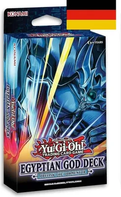 A product box for a Yu-Gi-Oh! trading card game.