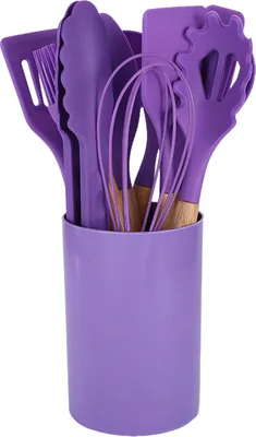 Produktbild von Silikon-Küchenutensilien-Set mit Holzgriff, hitzebeständige Kochutensilien, antihaftbeschichtet, sicheres Küchengeschirr-Set für das Restaurant zu Hause