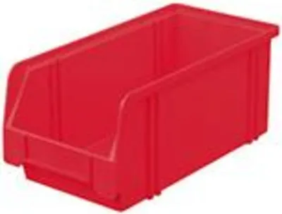Image de LA KA PE Bac à bec taille 3A rouge longueur 290 / 245 x largeur 140 x hauteur 130mm en polystyrène empilable - LK3A