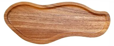 Productafbeelding van Holzplank, gemaakt van hittebestendig acaciahout, decoratief serveerbord, L