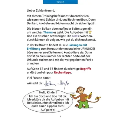 Obrázok produktu pre Mathe trainieren 1. Klasse