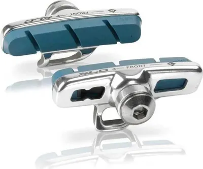 Produktbild von Xlc Bs R02 Komplette Felgenbremsbeläge 2 Paare Blau,Silber 55 mm Blau,Silber 55 mm
