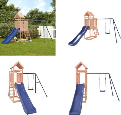 Produktbild von vidaXL Spielturm Massivholz Douglasie - Spielplatz - Spielplätze - Garten Spielplatz - Outdoor Spielplatz