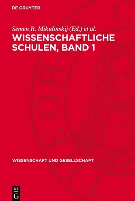 Produktbild von Wissenschaftliche Schulen, Band 1