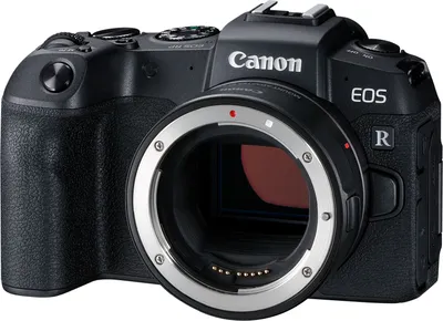 Produktbild von Canon EOS RP Body + EF-EOS R Adapter, 26,2 MP, 6240 x 4160 Pixel, CMOS, 4K Ultra HD, Touchscreen, Schwarz