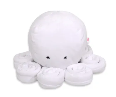 Produktbild von Großer knuddeliger Oktopus XXL- weiß