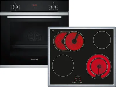 Produktbild von Siemens EQ212KA00Z, Keramik, 4 Zone(n), Glaskeramik, Schwarz, Berührung, 58,3 cm