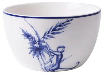 Productafbeelding van Heinen Delfts Blauw – Dipbak met aapjes