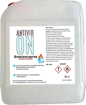 Produktbild von 5L Halloween Edition Scheibenenteiser-Entfroster Enteiserspray Scheibenfrostschutz Scheibenentfroster, Antifrost, Scheibenfrei