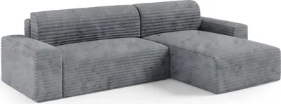 Produktbild von KEF Ecksofa Ohio – L-Form – 300x70x185 cm – Mit Schlaffunktion – Liegefläche 140x240 cm – Universell Rechtsseitig oder Linksseitig - Tillia 90