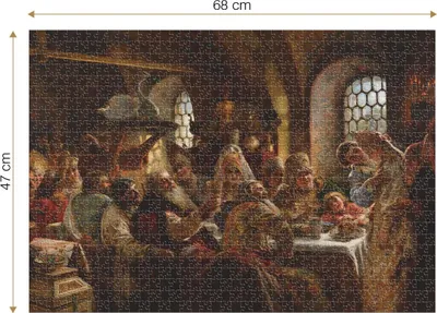 Obrázok produktu pre D-TOYS Svadobná hostina puzzle 1000 dielikov