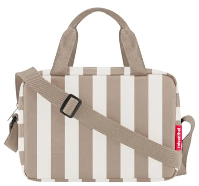 Produktbild von reisenthel coolerbag to-go, Kühltasche, Isolierte Tasche, Thermotasche, Summerstripes Coffee, 3 L, ZK6056