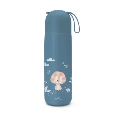 Obrázok produktu pre Termoska so silikónovým držiakom 400 ml, modrá