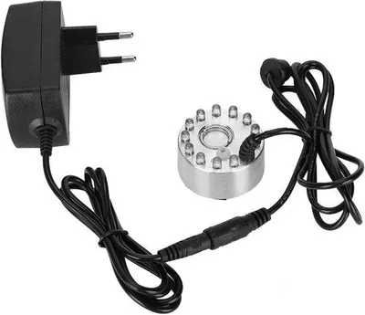 Image de Mini-variateur de lumière pour jeux d'eau d'intérieur, 12 LED, accessoires pour fontaines décoratives, décorations d'Halloween et de Noël.