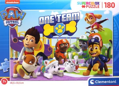 Produktbild von Clementoni-Puzzle 180 SuperKolor Paw Patrol 29308