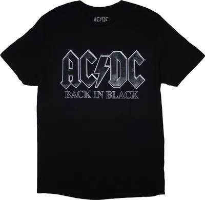 Image de AC/DC - "Back In Black PWR-UP EU Tour '24" T-shirt Homme/Femme Unie RO12118 (3XL) (Noir)