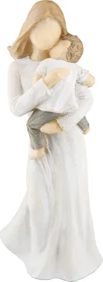 Image de Gilde Figur, Familie, "Verbundenheit", Kunstharz, naturfarben, VE 3, L. 7.5 cm, B. 9 cm, H. 22 cm 52620 4063387526200