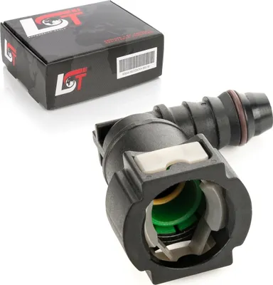 Produktbild von Kraftstoffleitung Verbinder Rohr Schlauchkupplung Schnellverschluss 11,8 mm 90°
