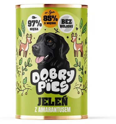 Zdjęcie produktu dla DOBRI PITI Elenko z amarantem - mokra karma dla psów - 400g