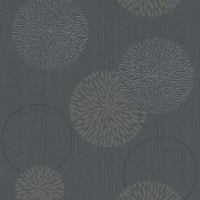 Produktbild von Profhome 937911-GU Grafik Tapete Geometrisch matt grau schwarz 5,33 m2