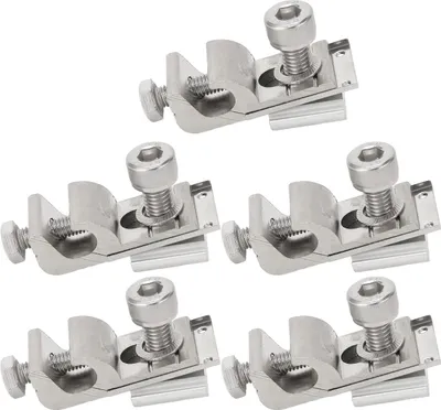 Imagen del producto de Conectores de tierra para paneles solares, clips metálicos de conexión a tierra para sistemas de montaje solar, clips de conexión a tierra para sistemas de montaje solar, clip de conexión a tierra para sistemas fotovoltaicos, abrazaderas para cables de paneles solares, clip de conexión a tierra para paneles solares, conector de tierra para soportes de montaje de paneles solares