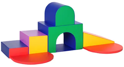 Produktbild von HOMCOM Bausteinset 7er-Set Schaumstoff Bausteine für 1-3 Jahre alt Kinder