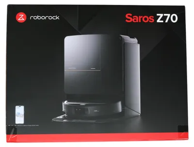 Produktbild von Roborock Saros Z70, Staubbeutel, Schwarz, Staubbeutel, 0,18 l, 61 dB, 0,069 l