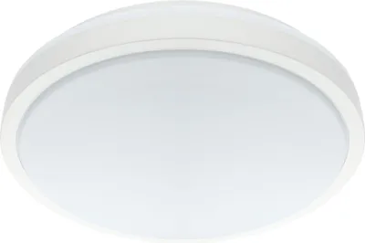 Produktbild von EGLO LED Deckenlampe Competa 1, 1 flammige Deckenleuchte, Wandlampe aus Stahl und Kunststoff, Farbe: Weiß, Ø: 32,5 cm