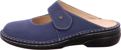 Immagine prodotto di Mulo da donna Finn Comfort Stanford, Denim, Blu, Pelle, NUOVO - Mulo da donna / separatore di punta, Blu