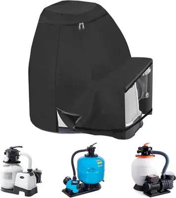 Produktbild von Abdeckung für Poolpumpe, Pumpenhäuschen für INTEX Poolpumpe, 70x65x48cm, wasserdicht