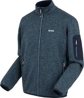 Produktbild von Regatta Newhill Strickfleecejacke Herren, Größe:XXL, Farbe:Blau