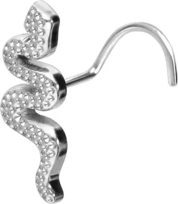 Produktbild von Nasenpiercing, Nasenstecker Titan Nasenstecker Spirale SCHLANGE