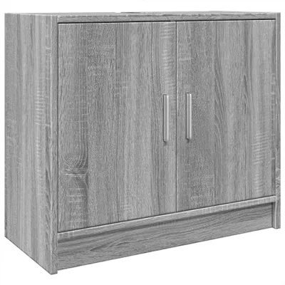 Immagine prodotto di vidaXL Mobiletto grigio Sonoma 63x29x55 cm Materiale a base di legno