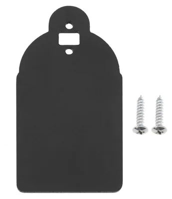 Zdjęcie produktu dla Uchwyty na tablice rejestracyjne z akrylu do skuterów Xiaomi M365 i Pro, o wymiarach 10,8x5,7 cm