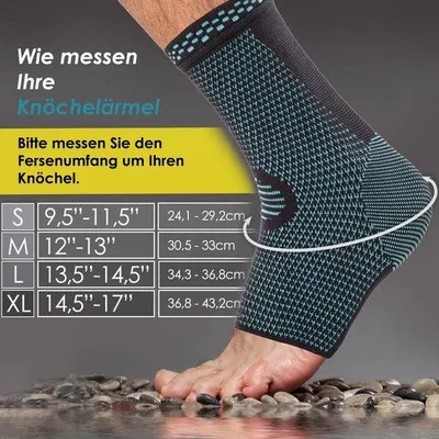Produktbild von Famanu Fußbandage Unterstützung bei Gelenkschäden - Blau S