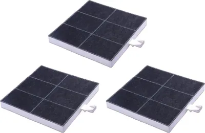 Produktbild von 3x Trade-Shop Aktivkohlefilter für Bosch DWA09D620 DWK97JM60 DWW067A50 DWW068E50 SWB078E50 DWB06E751 DWB06E850 DWB06E851 DWB06T850, Viva VVZ52V40