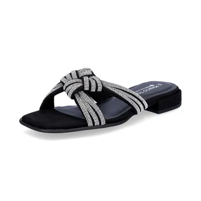 Produktbild von Marco Tozzi by GMK Damen Pantolette schwarz glitzer