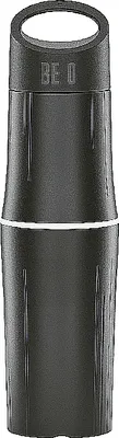 Produktbild von BE O BOTTLE Trinkflasche 500ml onyx black Zuckerrohr