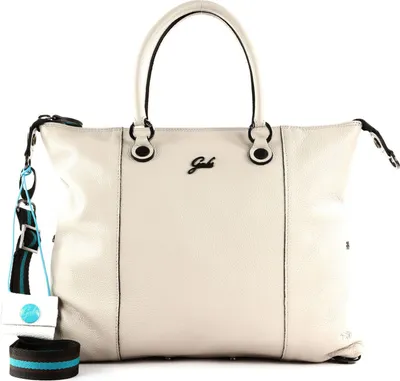 Produktbild von Gabs Leder Schultertasche G3 Plus TG Bull Black Shoulder Bag Stone creme