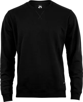 Produktbild von Stark Soul®  Sweatshirt, Rundhals-Sweater – Pullover, Uni, Innen angeraut, Farbe: Schwarz, Gr: S