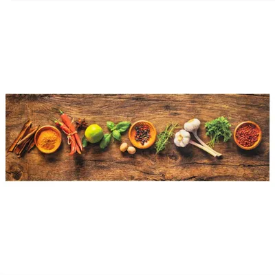Immagine prodotto di Tappeto da Cucina Lavabile Spezie 60x180 cm Velluto