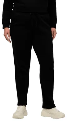 Productafbeelding van Ulla Popken dames joggingbroek, zwart, maat 54+