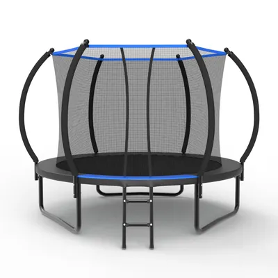 Produktbild von 305 cm Rundes Trampolin mit Sicherheitsnetz und Leiter, EN 71-14 , , Outdoor für Garten Kinder und Jugendliche