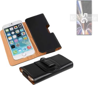 Produktbild von K-S-Trade Schützhülle Handyhülle kompatibel mit ZTE Axon 40 Pro Holster Gürtel Tasche Schutzhülle Handy-Tasche Smartphone Case Seitentasche