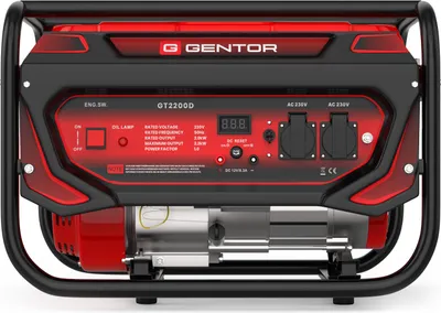 A generator is shown against a white background.