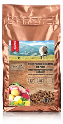 Imagen del producto de Alimento seco premium para perros O'Canis, con cordero, mijo y patatas, 6 kg