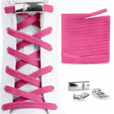 Produktbild von Sulpo Elastische Schnürsenkel ohne Binden Pink