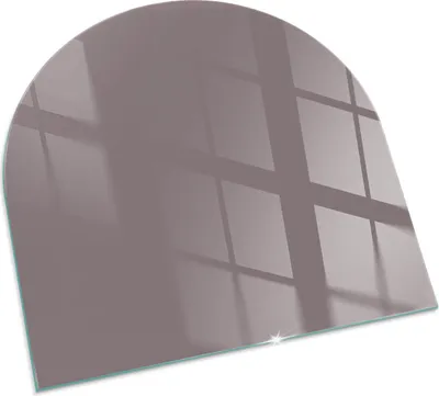 Produktbild von Farbe Beige – Glasbodenplatte für – Kaminofen – Kaminplatte Glas – Schutzglas – Funkenschutzplatte –Glasbodenplatte Feuerfeste – Hitzeschutzplatte – Bodenschutz aus Glas – 100x100 cm