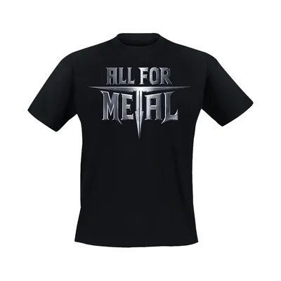 Produktbild von ALL FOR METAL - Legenden Logo - T-Shirt Gr. M